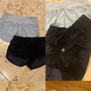 Lululemon Blue and Camo Shorts